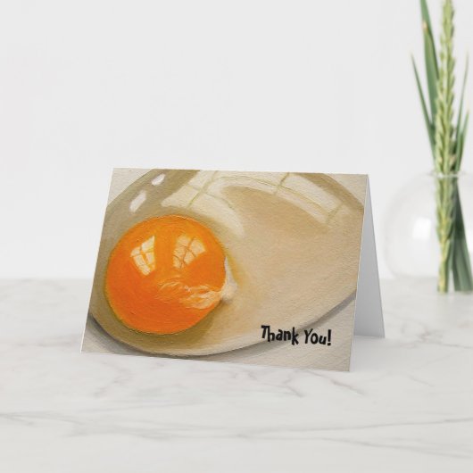 ZO'N GOED EI BEDANKT KAART (Voorkant)