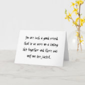 Zo'n goede vriend kaart (Gele Bloem)