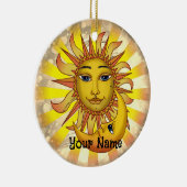 Zon houdt van Maan  Keramisch Ornament (Rechts)