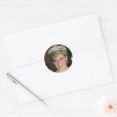 Zon! HRH Princess of Wales Ronde Sticker (Envelop)
