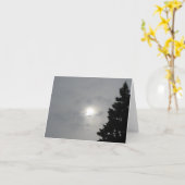 Zon II blanco solstice (voeg uw bericht binnen) Ca Kaart (Gele Bloem)