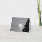 Zon II blanco solstice (voeg uw bericht binnen) Ca Kaart (Voorkant)