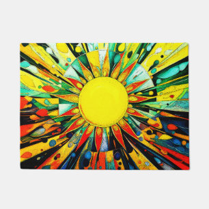 Zon in Abstract 910 Deurmat