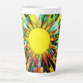 Zon in Abstract 910 Latte Mok (Voorkant)