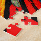 Zon in Abstract 910 Legpuzzel (Zijkant)