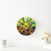Zon in Abstract 910 Ronde Klok (Huis)