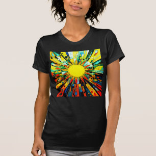Zon in Abstract 910 T-shirt