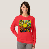 Zon in Abstract 910 T-shirt (Voorkant volledig)