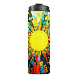 Zon in Abstract 910 Thermosbeker