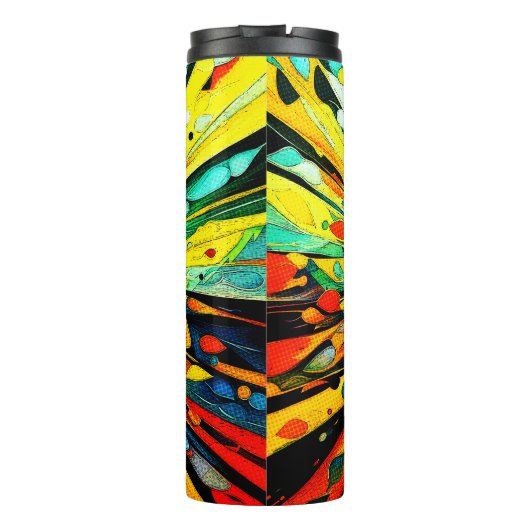 Zon in Abstract 910 Thermosbeker (Achterkant)