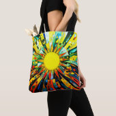 Zon in abstract 910 tote bag (Dichtbij)