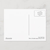Zon in de Bomen Briefkaart (Achterkant)