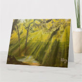 Zon in de Bossen, door Gary Poling Kaart (Voorkant)