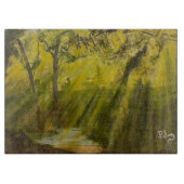 Zon in de Bossen, door Gary Poling Snijplank (Voorkant)