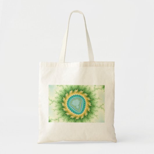 Zon in de vorm van fractal tote bag (Voorkant)