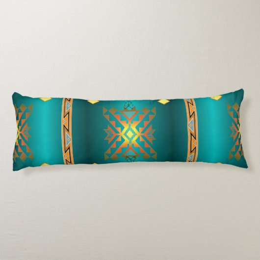 Zon in de winter lichaamskussen (Achterkant)