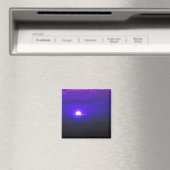 Zon in de wolken (violet) magneet (Insitu (Vaatwasser))