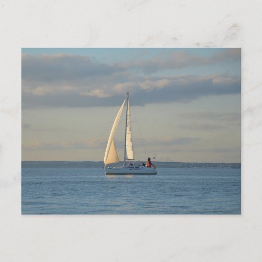 Zon in de zeilen briefkaart (Voorkant)