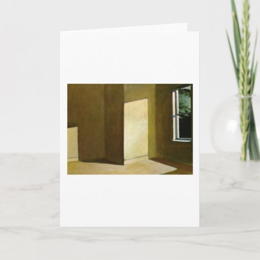Zon in een lege ruimte - Edward Hopper Kaart (Voorkant)