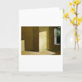 Zon in een lege ruimte - Edward Hopper Kaart (Gele Bloem)