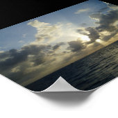 Zon in Grand Cayman Poster (Hoek)