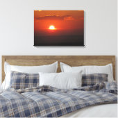 Zon in het Kouds Wrapped Canvas Afdruk (Insitu (Slaapkamer))