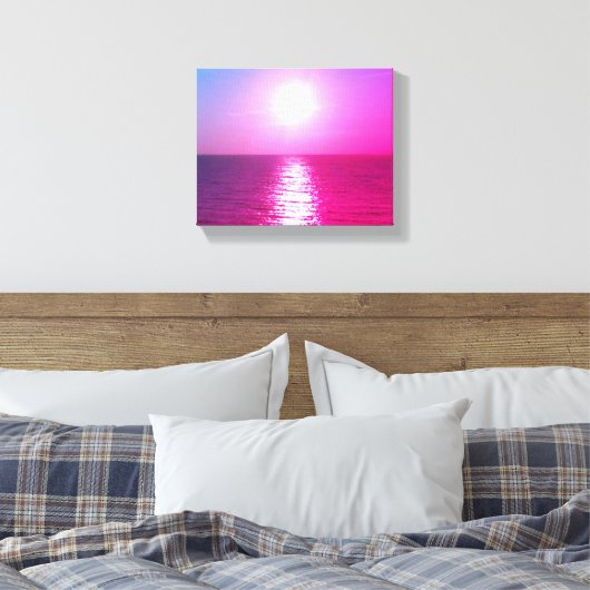 Zon instellen canvas afdruk (Insitu (Slaapkamer))