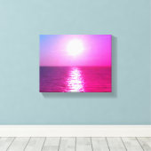 Zon instellen canvas afdruk (Insitu (Houten vloer))