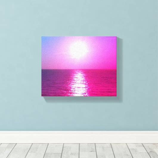 Zon instellen canvas afdruk (Insitu (Houten vloer))