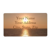 Zon instellen etiket (Voorkant)