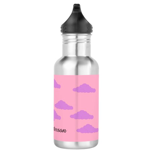 Zon instellen met wolken: waterfles (Rechts)