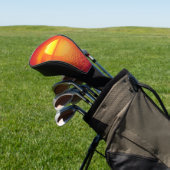 Zon instellen op Oranje Zee Calm Ocean Golfheadcover (Insitu)
