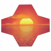 Zon instellen op Oranje Zee Calm Ocean Voetbal (Enkel)