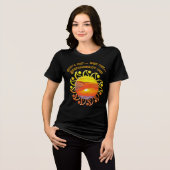 Zon is uit 2443 Tri-Blend shirt (Voorkant volledig)