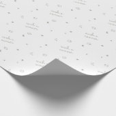 Zo'n kanker (wit) cadeaupapier (Hoek)