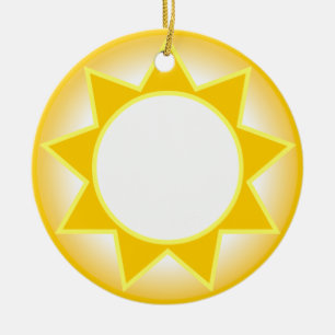Zon Keramisch Ornament