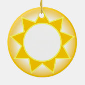 Zon Keramisch Ornament (Achterkant)