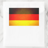 Zon kuste Duitsland Vlag Rechthoekige Sticker (Tas)
