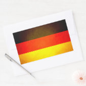 Zon kuste Duitsland Vlag Rechthoekige Sticker (Envelop)