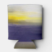 Zon Landschap: Olieverfschilderij Textuur Blikjeskoeler (Achterkant)