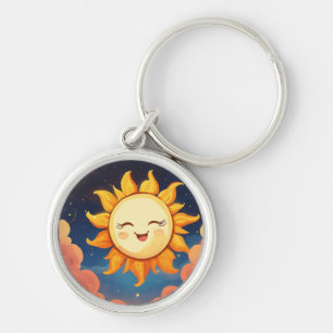 Zon leuk klein sleutelhanger