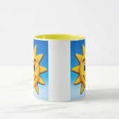 Zon (lichtblauw) mok (Midden)