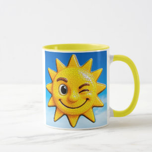 Zon (lichtblauw) mok