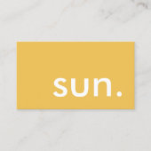 zon. loyaliteitsponskaart klantenkaartje (Voorkant)