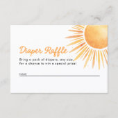 Zon Luiers Raffle  Informatiekaartje (Voorkant)