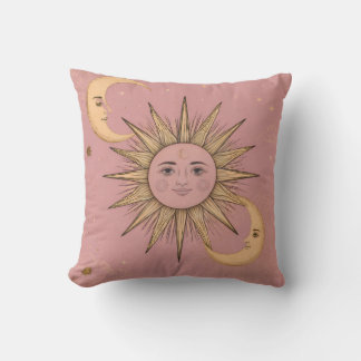 Zon, Maan Boheemse Mandala Kussen