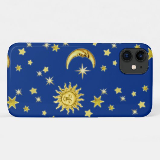Zon, maan en sterren Case-Mate iPhone case (Achterkant (horizontaal))
