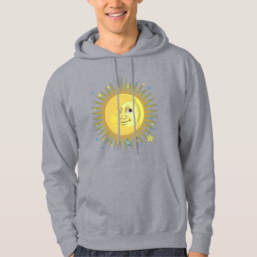 Zon, Maan en Sterren Hoodie (Voorkant)