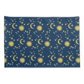 Zon, maan en sterren kussensloop (Achterkant-Rechts)