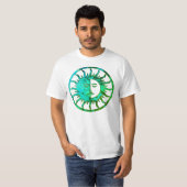 ZON & MAAN in groen turquoise T-shirt (Voorkant volledig)